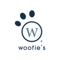 Woofie's® franchise circle smaller sized logo
