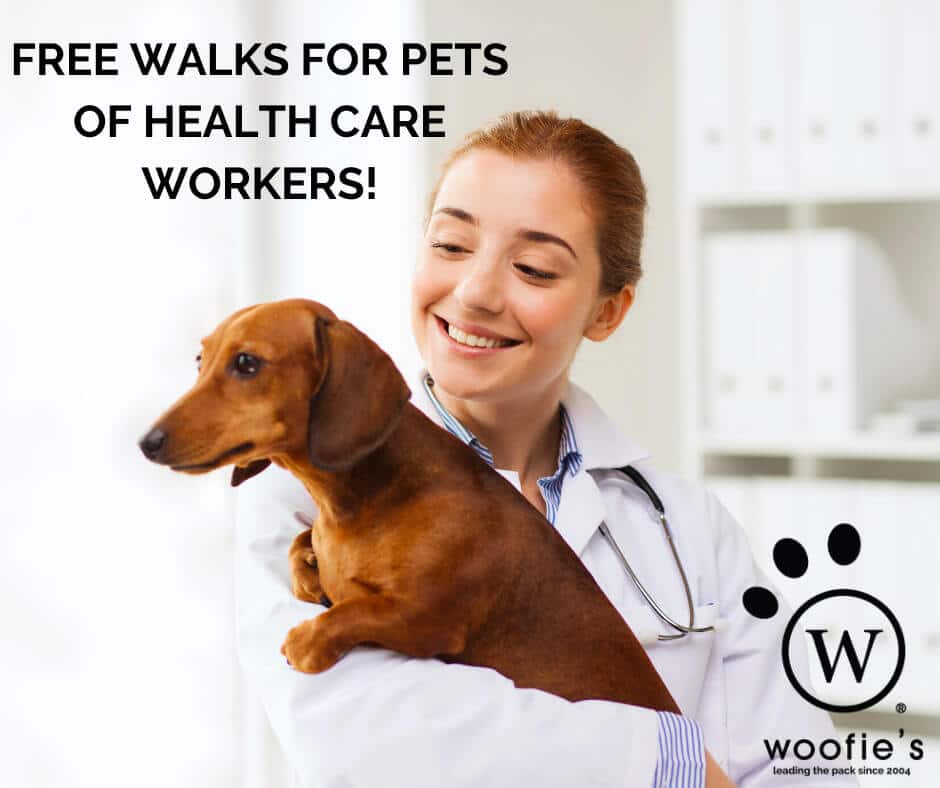 Freewalks for pets of healthcare workers