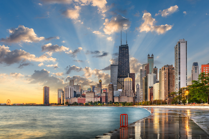 skyline of chicago